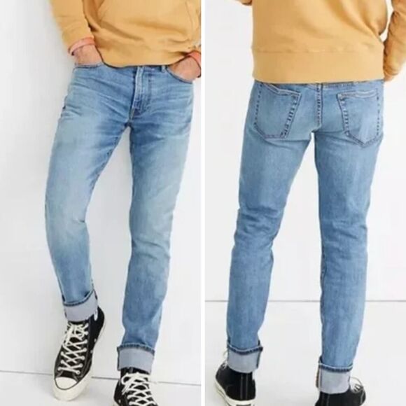 Madewell Other - Madewell men's Selvedge Slim Authentic Flex Jeans in Darrington Wash AI015